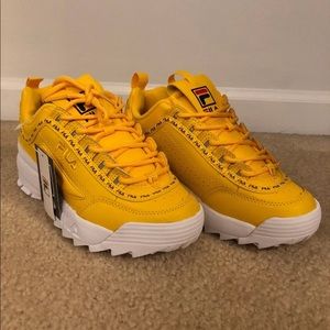 fila shoes 2018 yellow